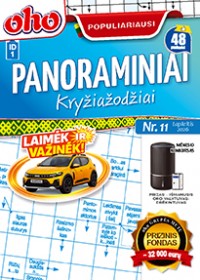 ID1 oho Populiariausi panoraminiai kryžiažodžiai 2025 Sausis Nr. 1 virselis